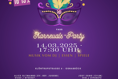 FASS Karnevalsparty 14.03. 17:30 Uhr