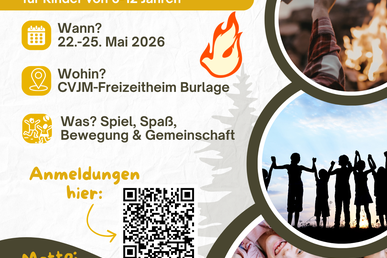 Feuer & Flamme - Anmeldungen Kinderfreizeit Pfingsten ab sofort