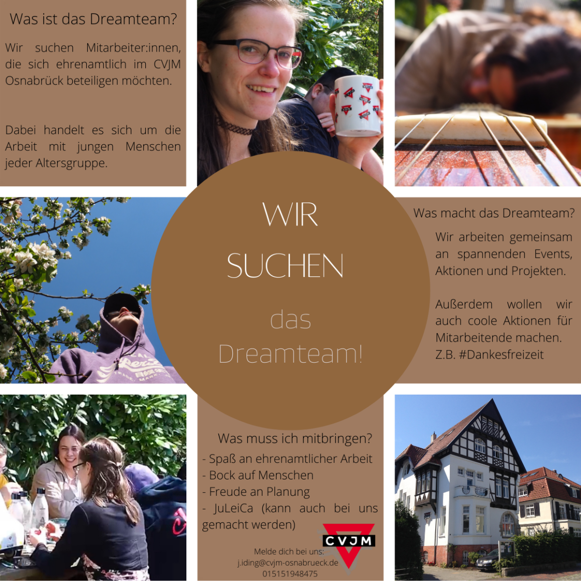 Wir suchen Mitarbeiter:innen für das Dreamteam