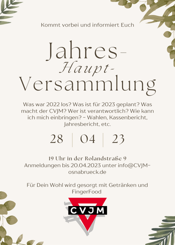 Jahreshauptversammlung