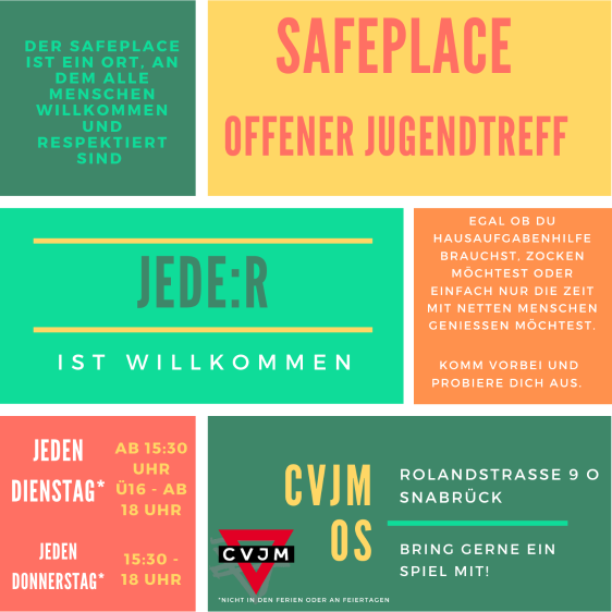 neue Öffnungszeiten SAFEPLACE