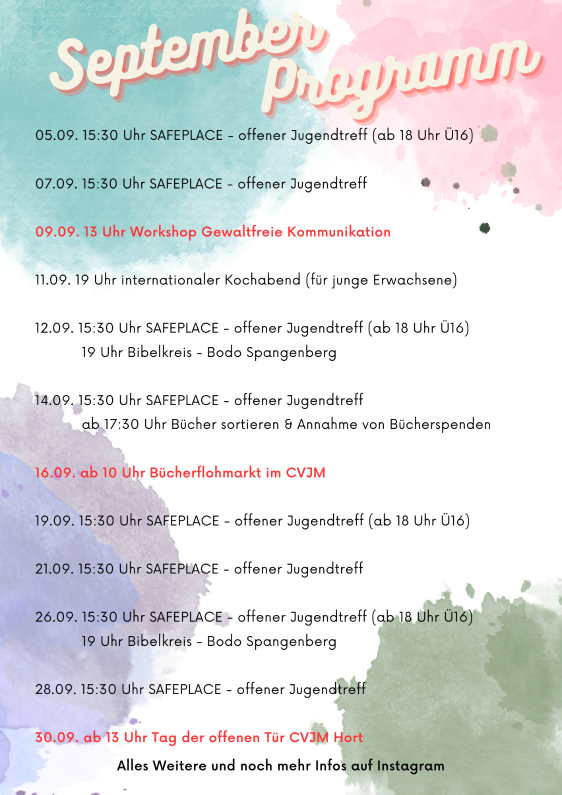 September Programm