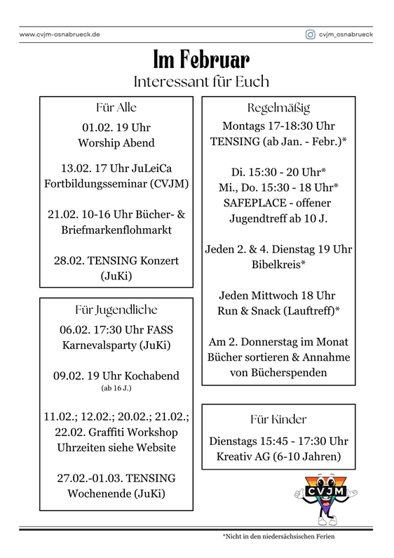 Programm Februar 2026